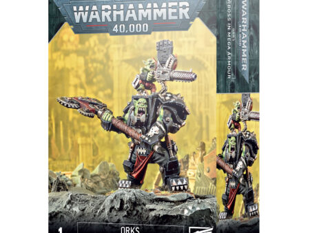 ORKS: ORK  WARBOSS IN MEGA ARMOUR