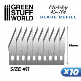 Set 10x Hojas  Recambio Cutter Modelismo