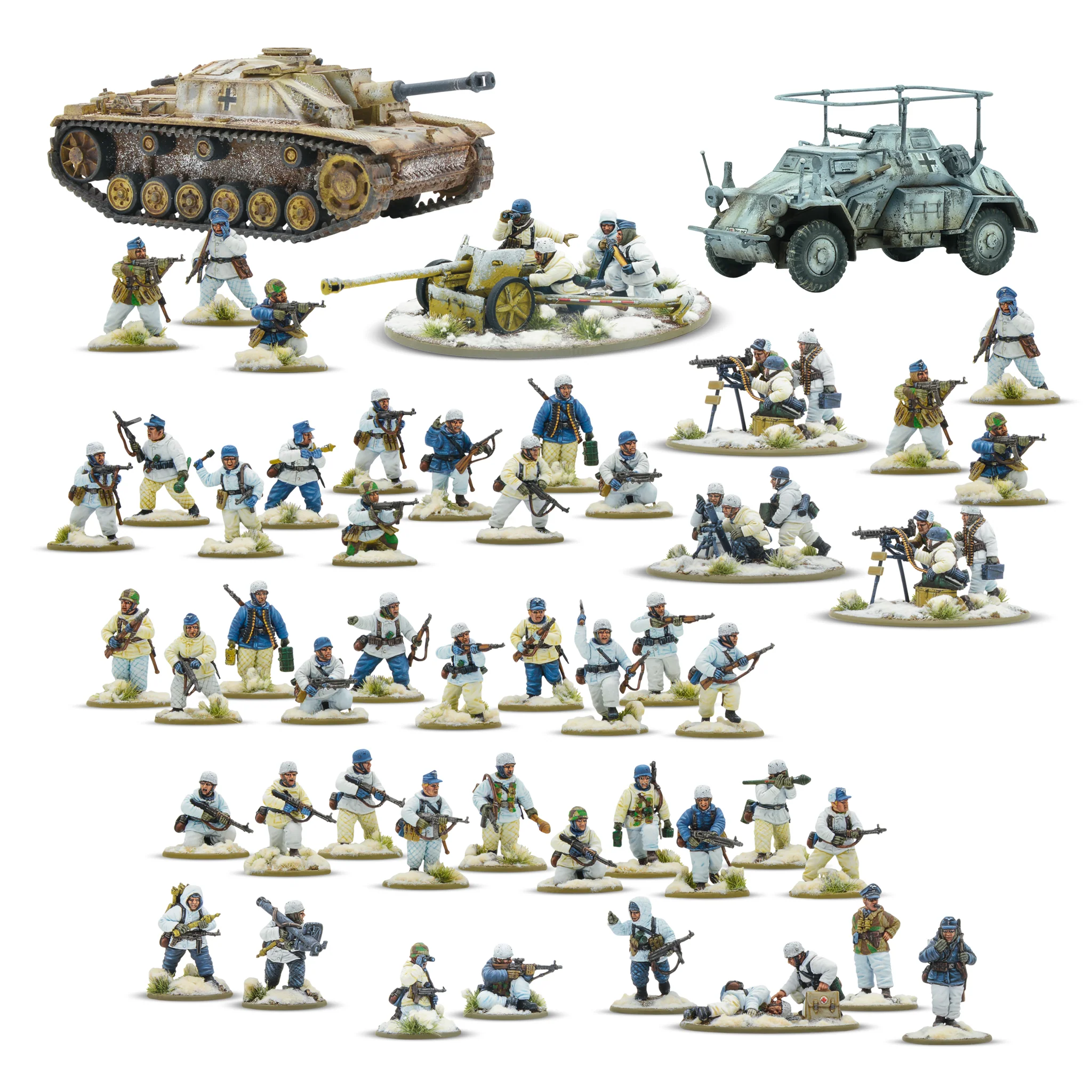 German Fallschirmjäger (Winter) Starter Army - Imagen 2