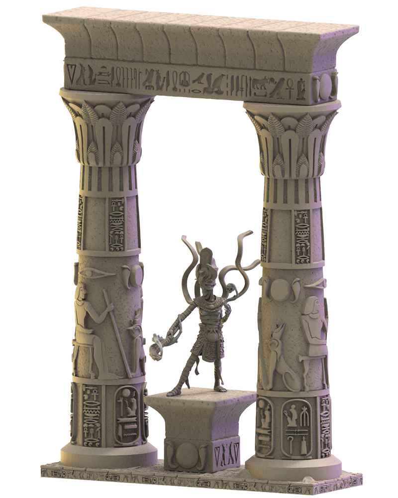 Keket Necrosorceress on Hamunaptra Columns
