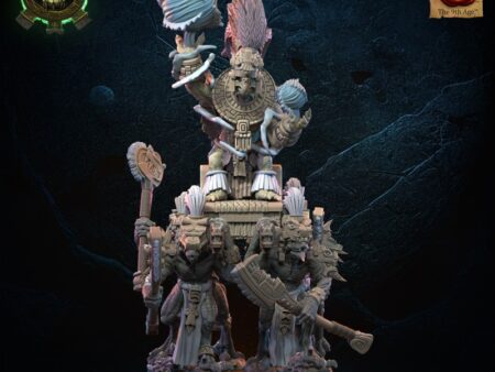 Tezcatlipoca the Living God on Palanquin