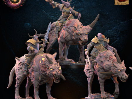 Gluttony Warriors Knights on Rotten Wolfs