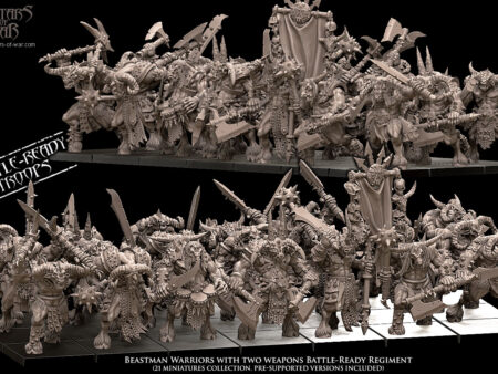 Beastman Warriors with Two Weapons 1