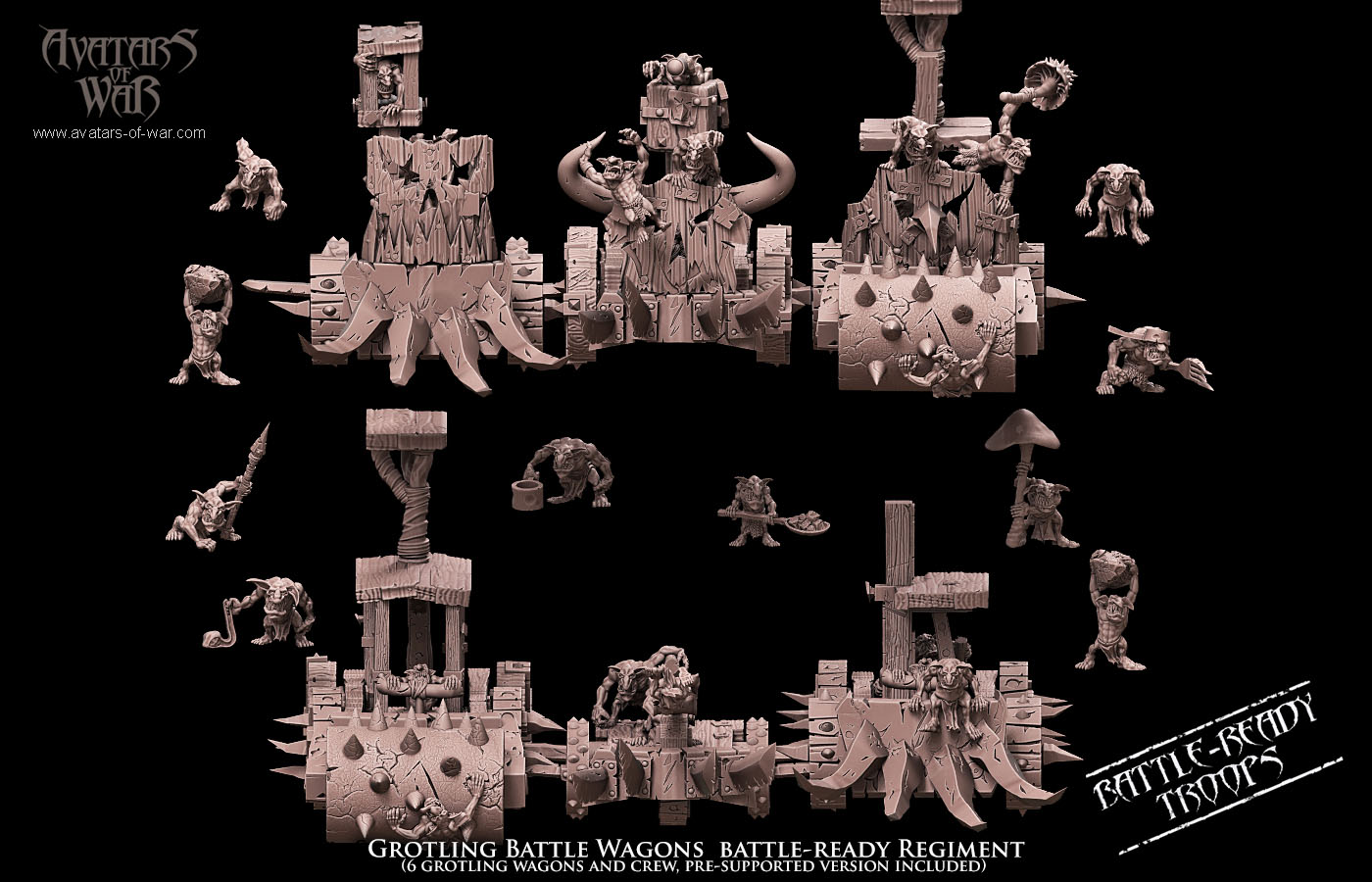 Grotling Battle Wagons